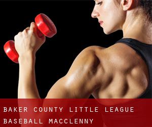 Baker County Little League Baseball (Macclenny)