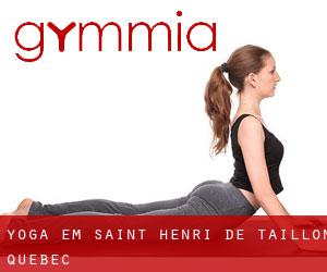 Yoga em Saint-Henri-de-Taillon (Quebec)